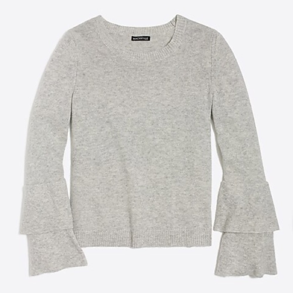 J.Crew Mercantile crewneck bell sleeve sweater